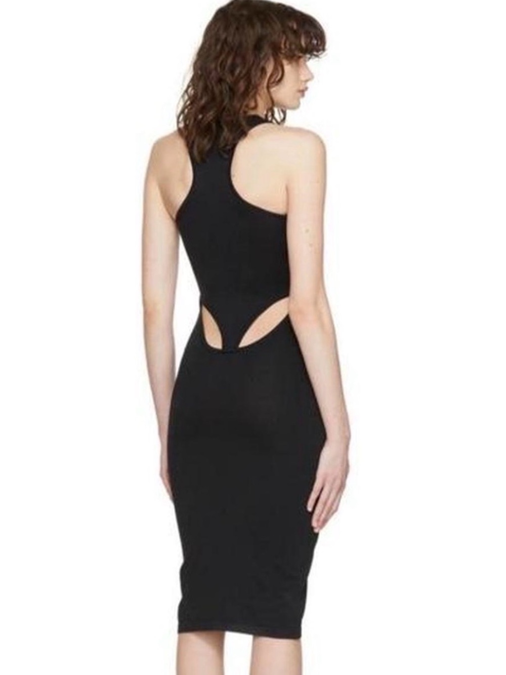 Miaou Classic Black Sleeveless Midi Dress